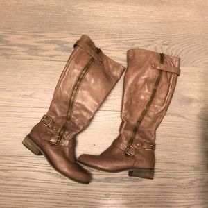 Steve Madden brown tan riding boots